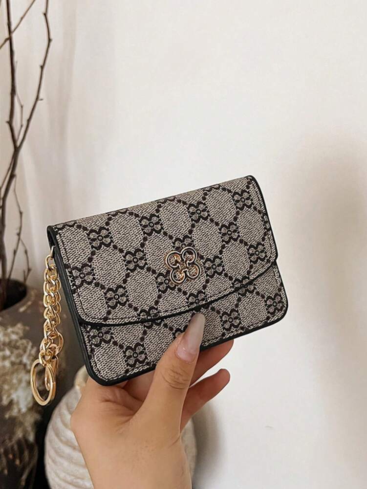 Women's Black PU Leather Short Wallet Vintage Twist Lock Coin Pouch Multifunctional Clutch Minimalist Small Purse Gift Wallet