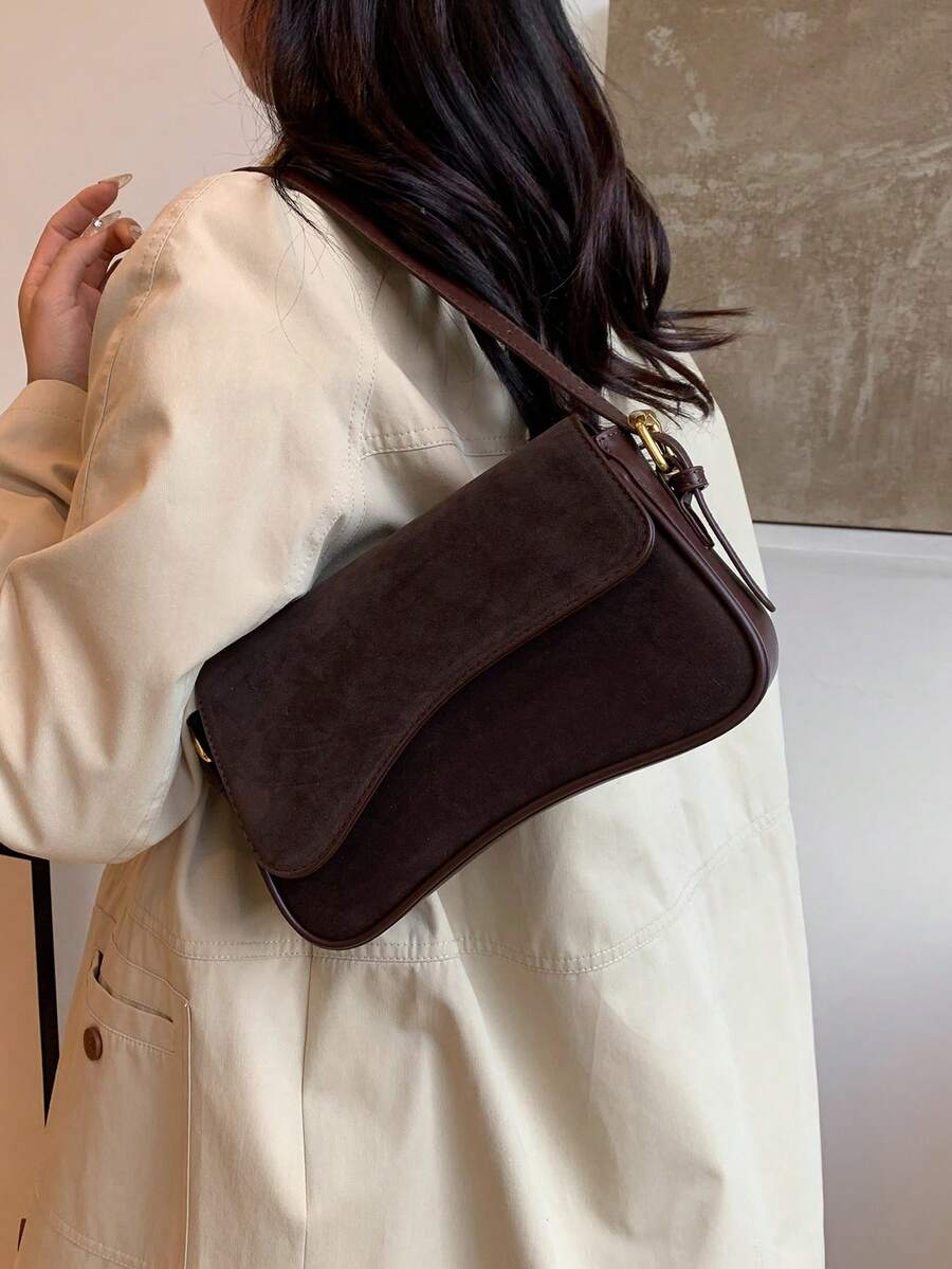 Women's Solid Color Matte Leather Backpack Shoulder Crossbody Saddle Bag Fashion Casual Daily Commuting Tote Small Rucksack