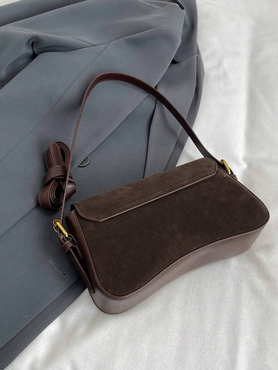Women's Solid Color Matte Leather Backpack Shoulder Crossbody Saddle Bag Fashion Casual Daily Commuting Tote Small Rucksack