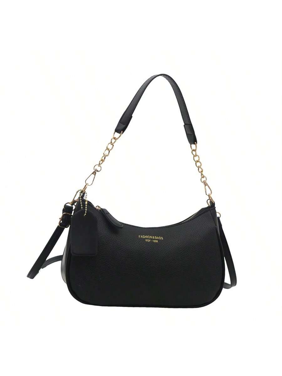 Women's Fashion Underarm Shoulder Bag 2025 New Textured Small Work Bag Elegant Minimalist Daily Commuting Handbag Casual Tote