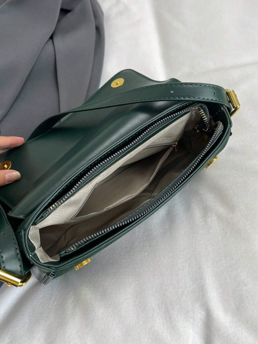 Women's Solid Color Matte Leather Backpack Shoulder Crossbody Saddle Bag Fashion Casual Daily Commuting Tote Small Rucksack