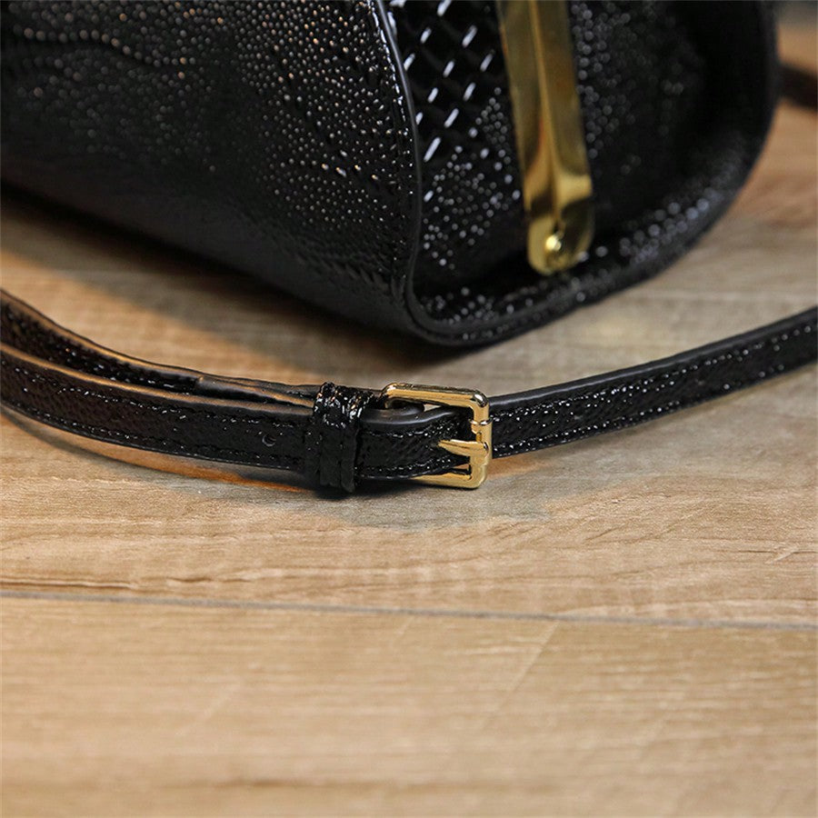 Women's Elegant Cloud Pattern Crocodile Design Handbag Vintage Shoulder Crossbody Bag Fashion Casual Tote Purse For Ladies